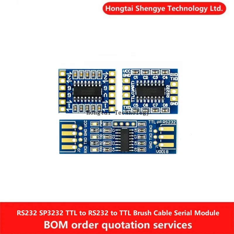 RS232 SP3232 TTL to RS232 Module RS232 to TTL Brush Line Serial Single Channel Dual Channel