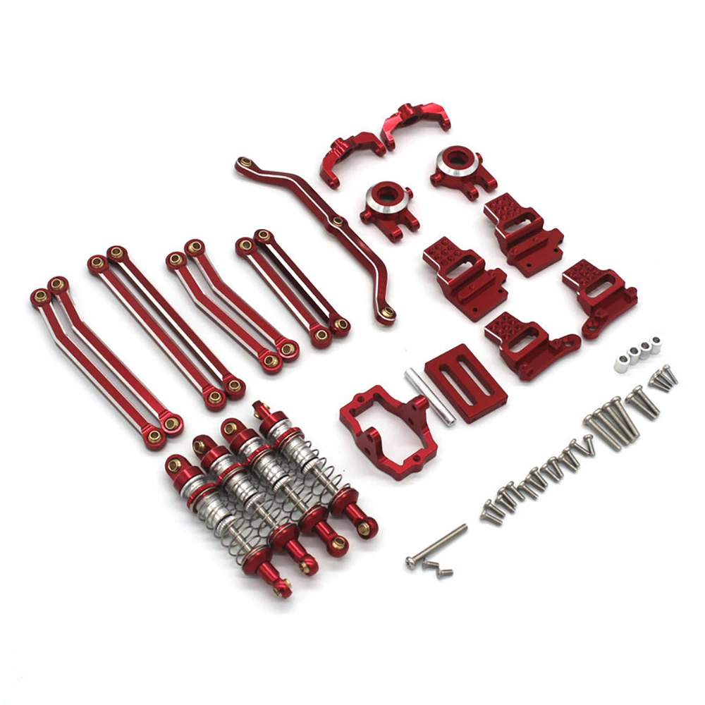Zestaw metalowych akcesoriów ulepszonych do JJRC C8801 Austar AX-8560 TRX4M 1/18 RC Car Parts