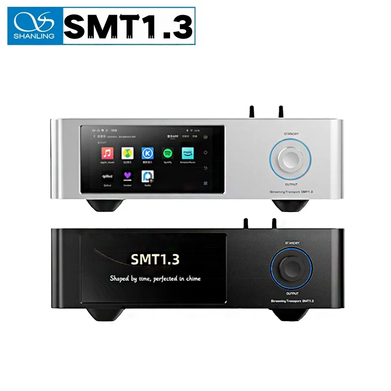 SHANLING SMT1.3 HiFi Streamer Hi-Res Audio Выделенный цифровой транспортный обновленный процессор Rockchip для ios Android PCM768 DSD512 SHANLING SMT1.3 HiFi Streamer Hi-Res Audio Выделенный цифровой транспортный обновленный процессор Rockchip для ios Android PCM768 DSD512