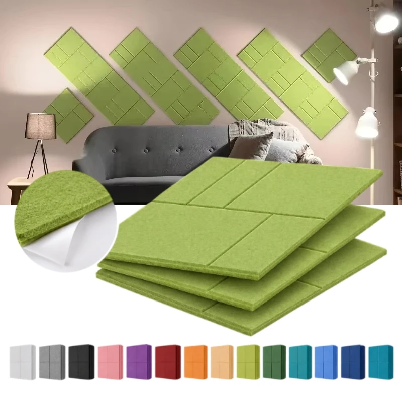 Sound Absorbing Acoustic Panels for Wall Studio Office Home Theater Recording Room Noise Reduction Decorative Wall Stickers