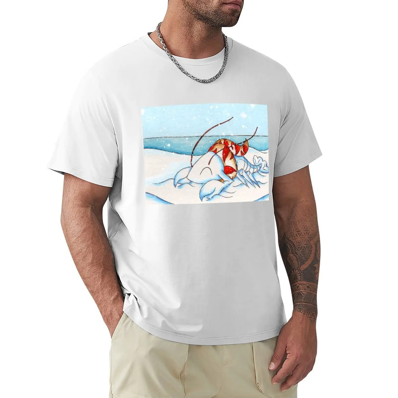 Snowlobstah T-shirt quick drying customs design your own mens graphic t-shirts anime
