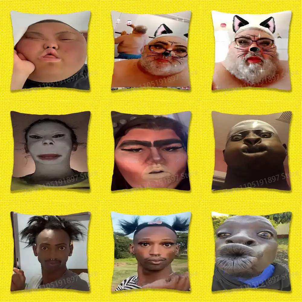 

Ugly Man Cool Funny Throw Pillow Case For 55x55cm 40x40cm 45x45cm 50x50cm 30x30cm Square Office Pillowship Cover