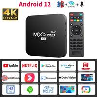 New Smart TV Box MXQ-PRO 4K HD Android 12 Set Smart TV Box 2.4/5G Dual-WIFI 3D Video Media Player Home Theater TV Set-top Box