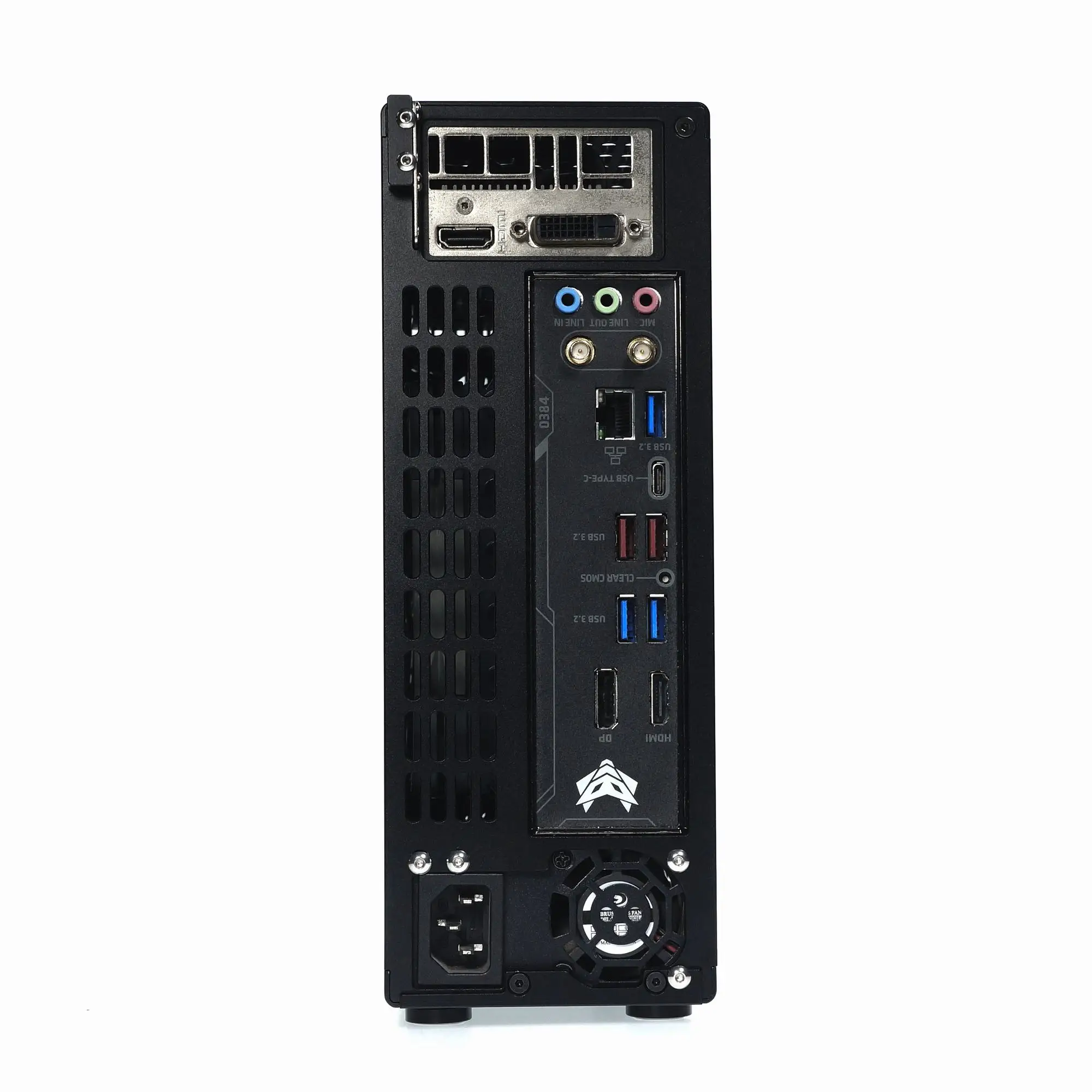 ZS-D2/ITX Half height Knife Card Computer Case, Version V3 \ 4.9L Volume All Aluminum Case