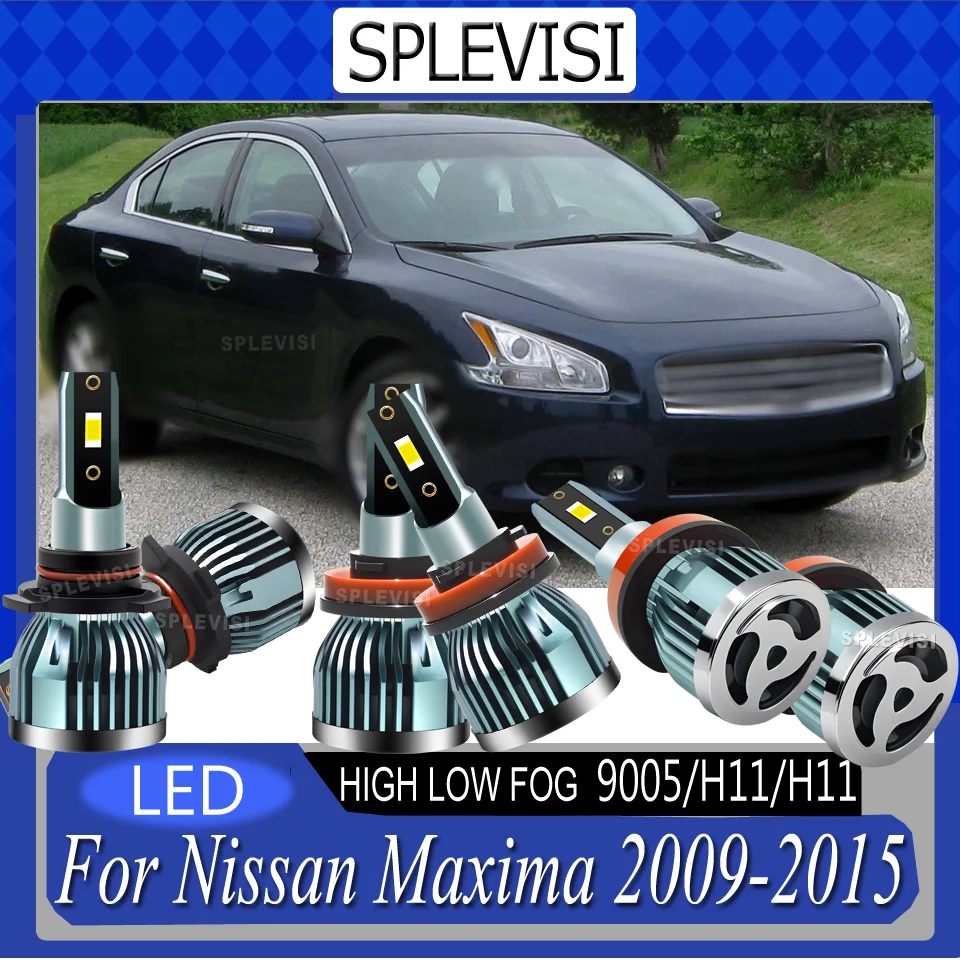 

12v 100W/Pcs Direct Replacement Reliable Night Use LED Headlight foglight For Nissan Maxima 2009 2010 2011 2012 2013 2014 2015