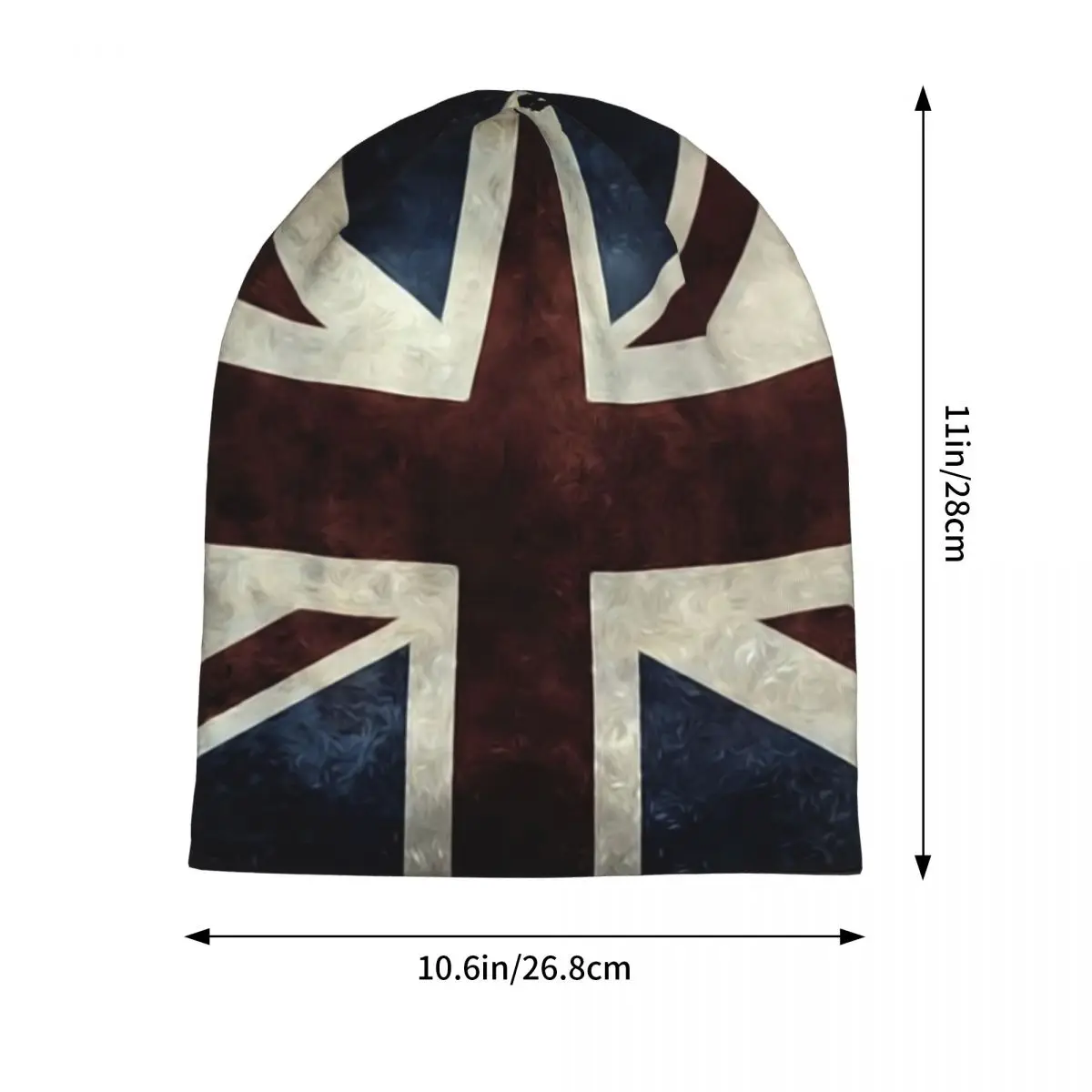 Union Jack Flag Of The UK Skullies Beanies Hats Warm Autumn Winter Outdoor Cap Knitted Bonnet Caps for Unisex Adult