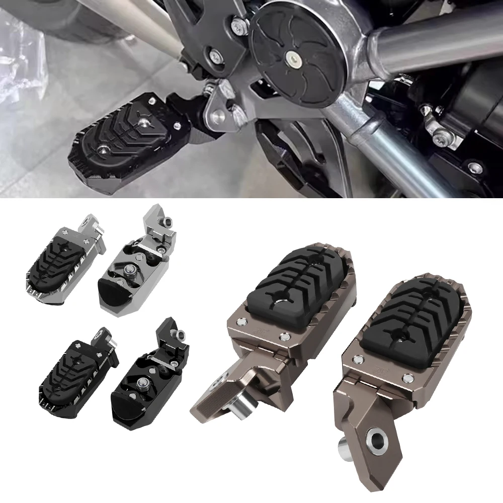 

For BMW R1200GS 1250GS LC ADV 2013-2024 F750GS F850GS S1000XR 2015-2019 R1300GS Front Foot Peg Footrest Foot Rests Footpegs
