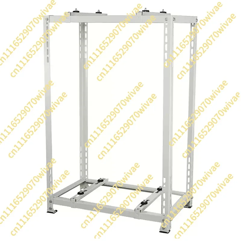 Double-Layer Stacking Bracket for Central Air Conditioner External Unit Floor Mounted Space-Saving HVAC Accessories