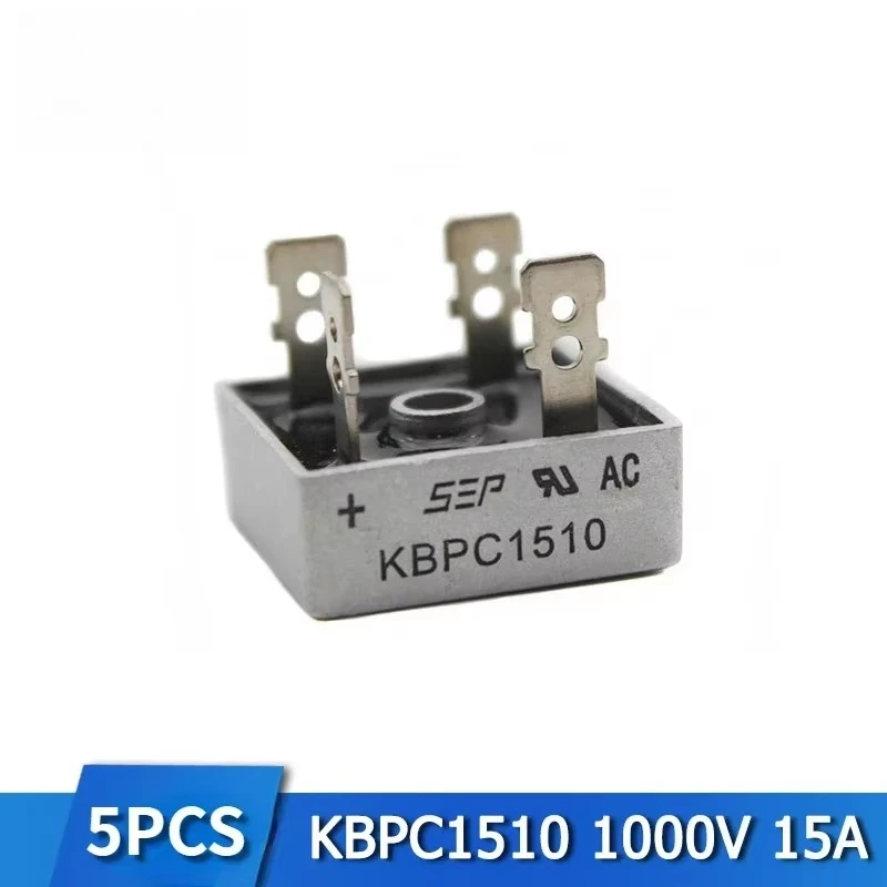 5PCS Bridge Rectifier Diode KBPC2510 KBPC3510 KBPC1510 KBPC5010 KBPC1010 GBJ1510 GBJ2510 GBJ3510 GBU1510 GBU3510 Rectifiers Kit