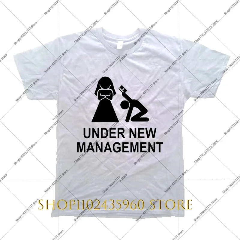 2023 Funny Game Over T-shirt Under New Management bachelor wedding party Men's T-shirt Men's New Game Over MarriageT shirt