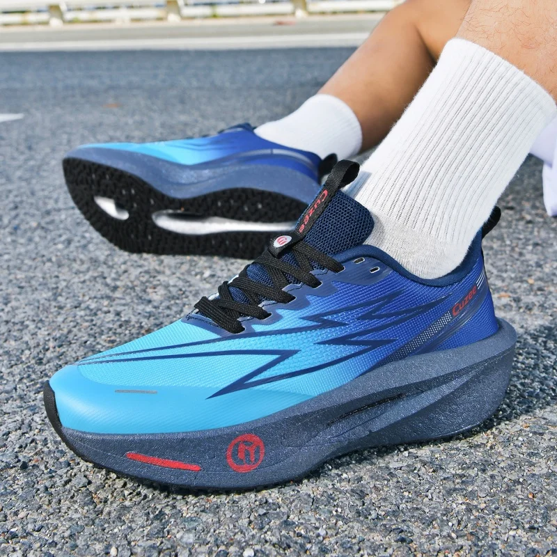 Laufschuhe für Herren mit Carbonplatte, Marathon-Spezialität, atmungsaktiv, leicht, bequeme Outdoor-Sportschuhe für Damen – Detail 28