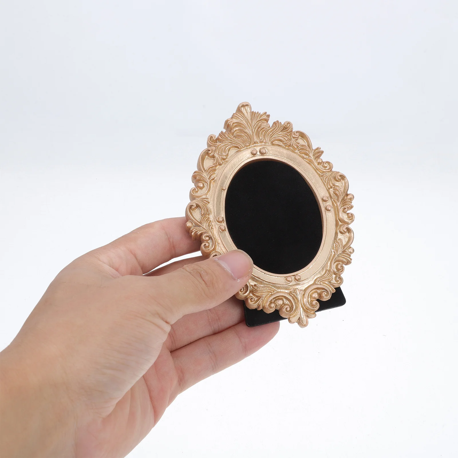 خمر إطارات صور صغيرة الراتنج إطار صور DIY بها بنفسك مجوهرات صغيرة عرض موقف مانيكير المنظم ديكور المنزل