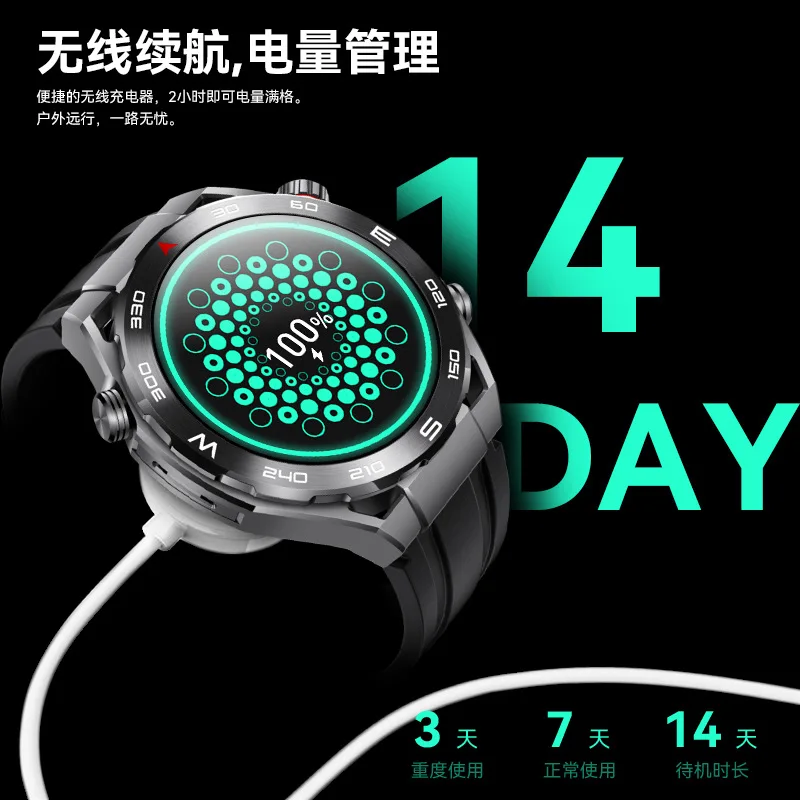 AMOLEDSmart Watch Calling Detection Business Sports Watch SupportNFCMulti-Language