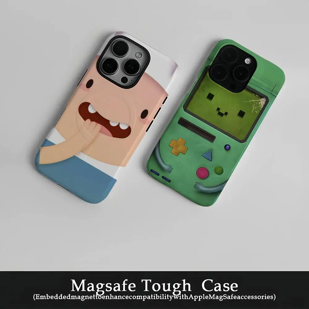 

Adventure Cartoon Time Phone Case Film Korean INS For IPhone 16 15 14 13 12 11 Pro Max Plus Luxury Magnetic Double-layer Cover