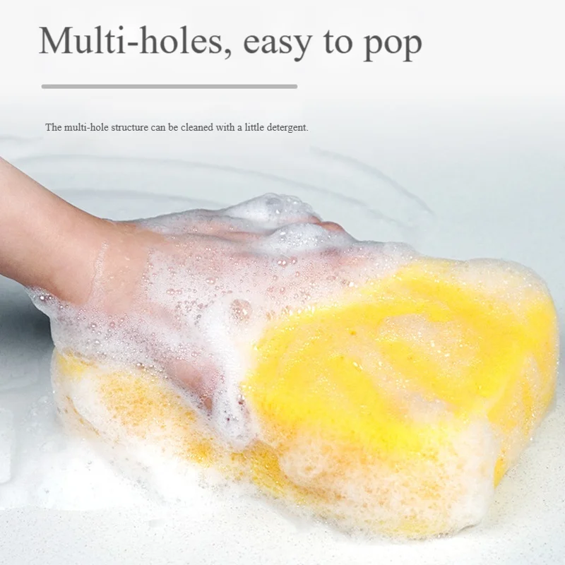 Large honeycomb structure car washing sponge high density foam suit for scratch free auto body cleaning task