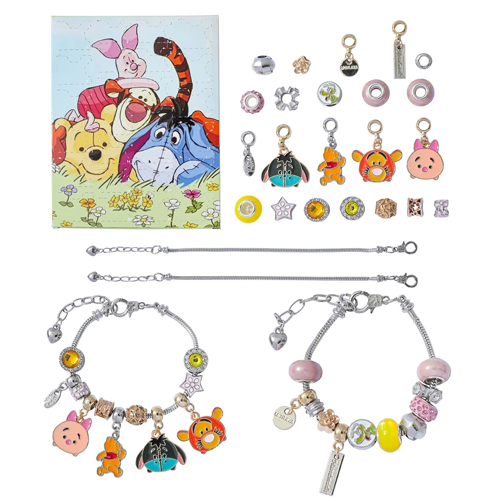 Figura de dibujos animados de oso Tigger Pooh de Disney, bonito colgante artesanal, caja ciega, juguete temático para fiesta de cumpleaños, regalos para amigos