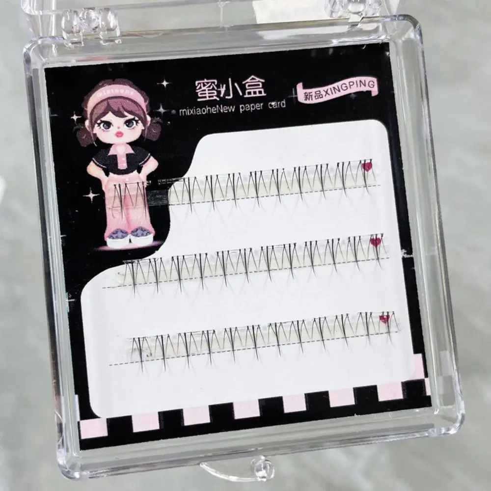 自己粘着性 自己粘着性 下まつげ ナチュラル うっすらとした透明なワイドステム つけまつげ 素早く装着可能 接着剤不要