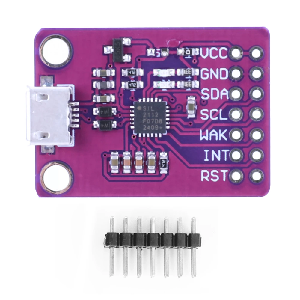 Módulo de comunicação usb para smbus i2c 2.0 microusb 2112 kit de avaliação interface MICRO-USB placa de depuração para arduino