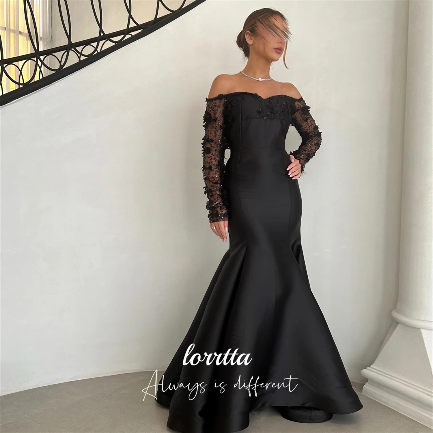 

Lorrtta Prom Dresses for Special Occasions Satin Elegant Party Dresses 2025 Vestidos De Festa Women Evening Dress فساتين سهرة