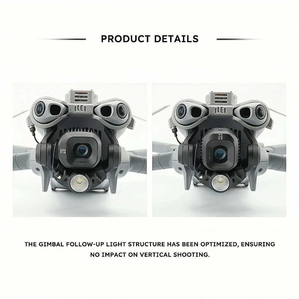 Akcesoria do drona DJI Mini 5 Pro: Gimbal z funkcją śledzenia, wielofunkcyjne światło nawigacyjne na noc, ulepszona lampa błyskowa LED, lampa sygnałowa. — zdjęcie produktu 5