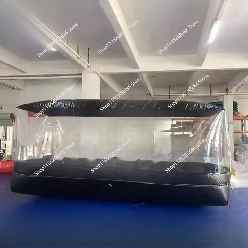 Easy set up car protect storage bubble tent inflatable car cover / PVC Clear Inflatable Vehicle car outdoor trunk cover garage