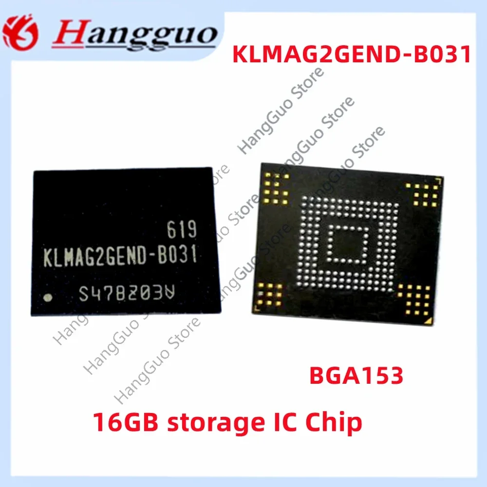 

5PCS/Lot New and original brand-new version KLMAG2GEND-B031 KLMAG2GEND B031 16GB BGA153 memory 16gb flash memory chip