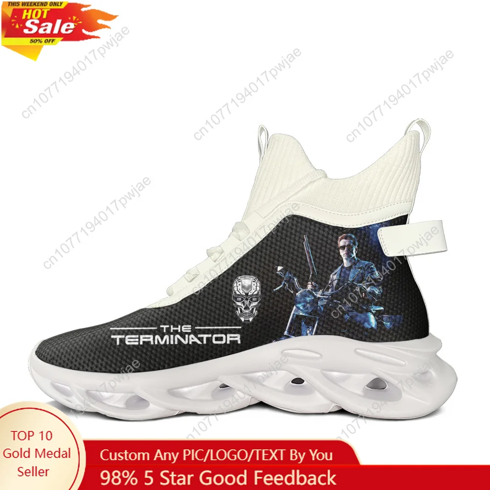 

Movie Terminator A-Arnold S-Schwarzenegger High Top Flats Sneakers Mens Womens Hiking Running Sneakers