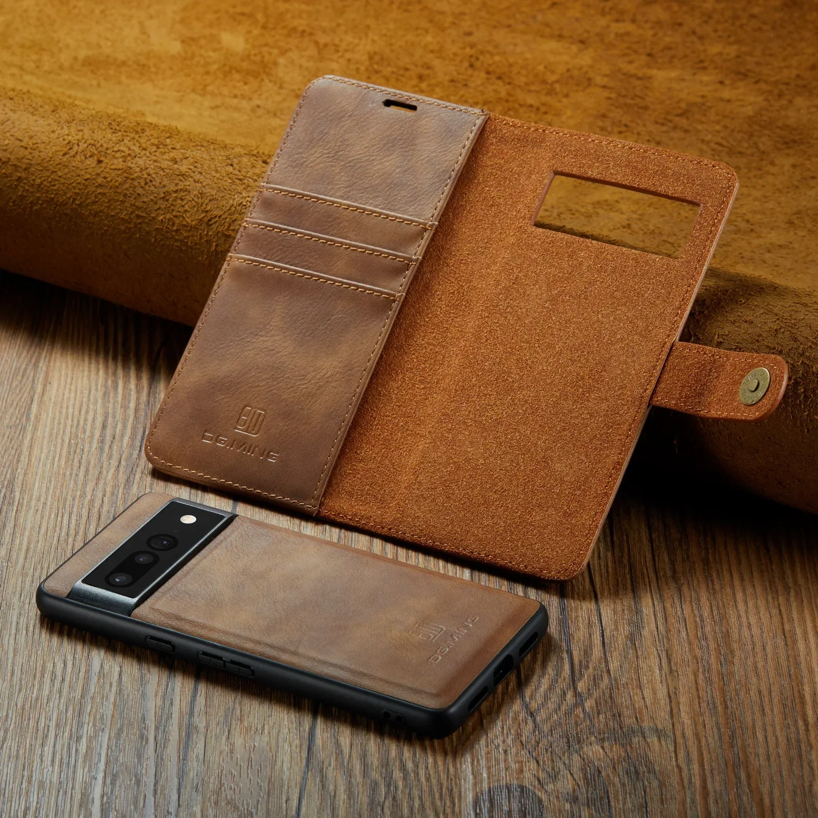 Retro Detachable Magnetic Leather Cards Solt Case For Google Pixel 10 9 Pro 9A XL 8 7 Wallet Stand Book Cover Card Bag Pocket