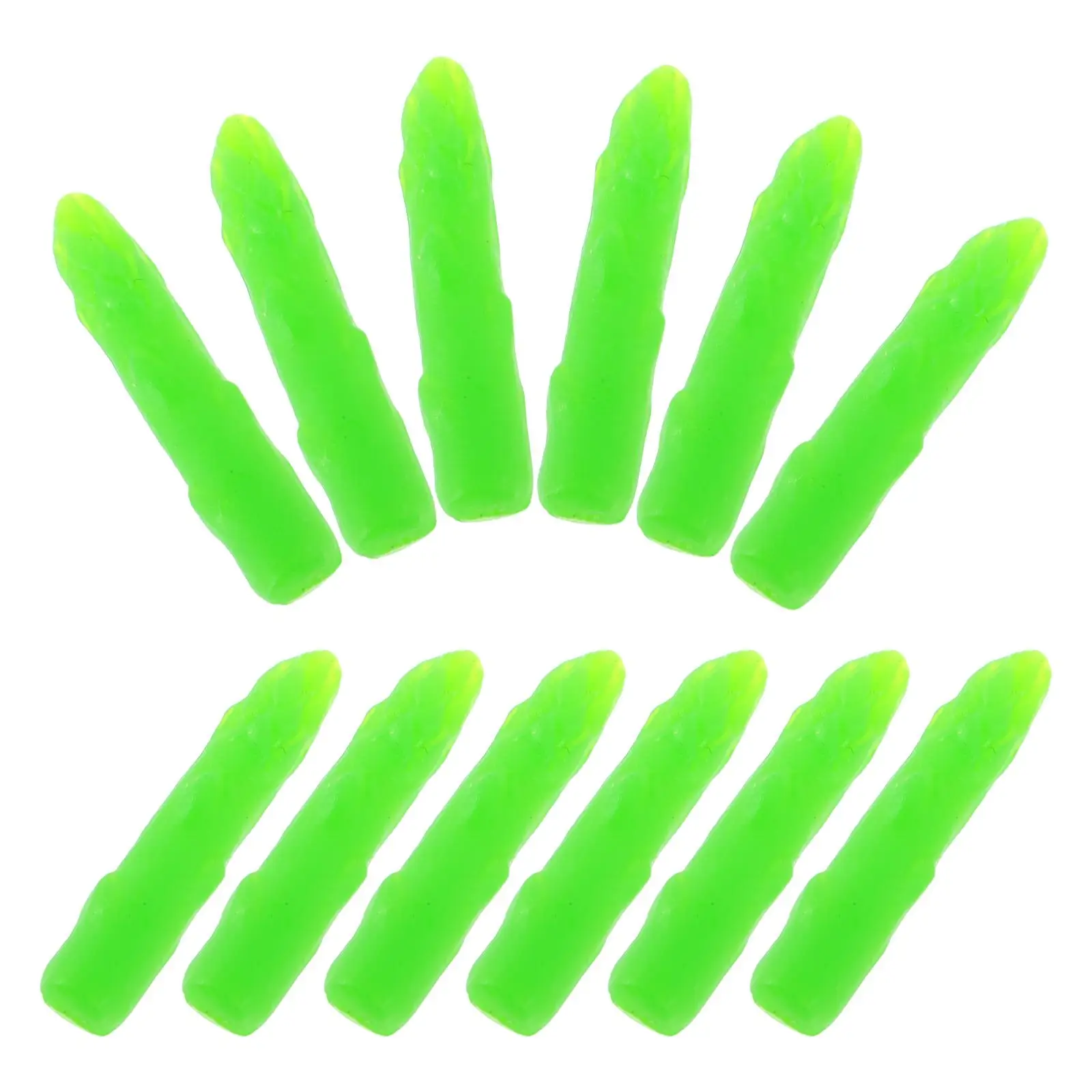 

50 Pcs Mini Asparagus Props Realistic Fake Vegetables Decor Artificial Simulation Models Kitchen Display Photo