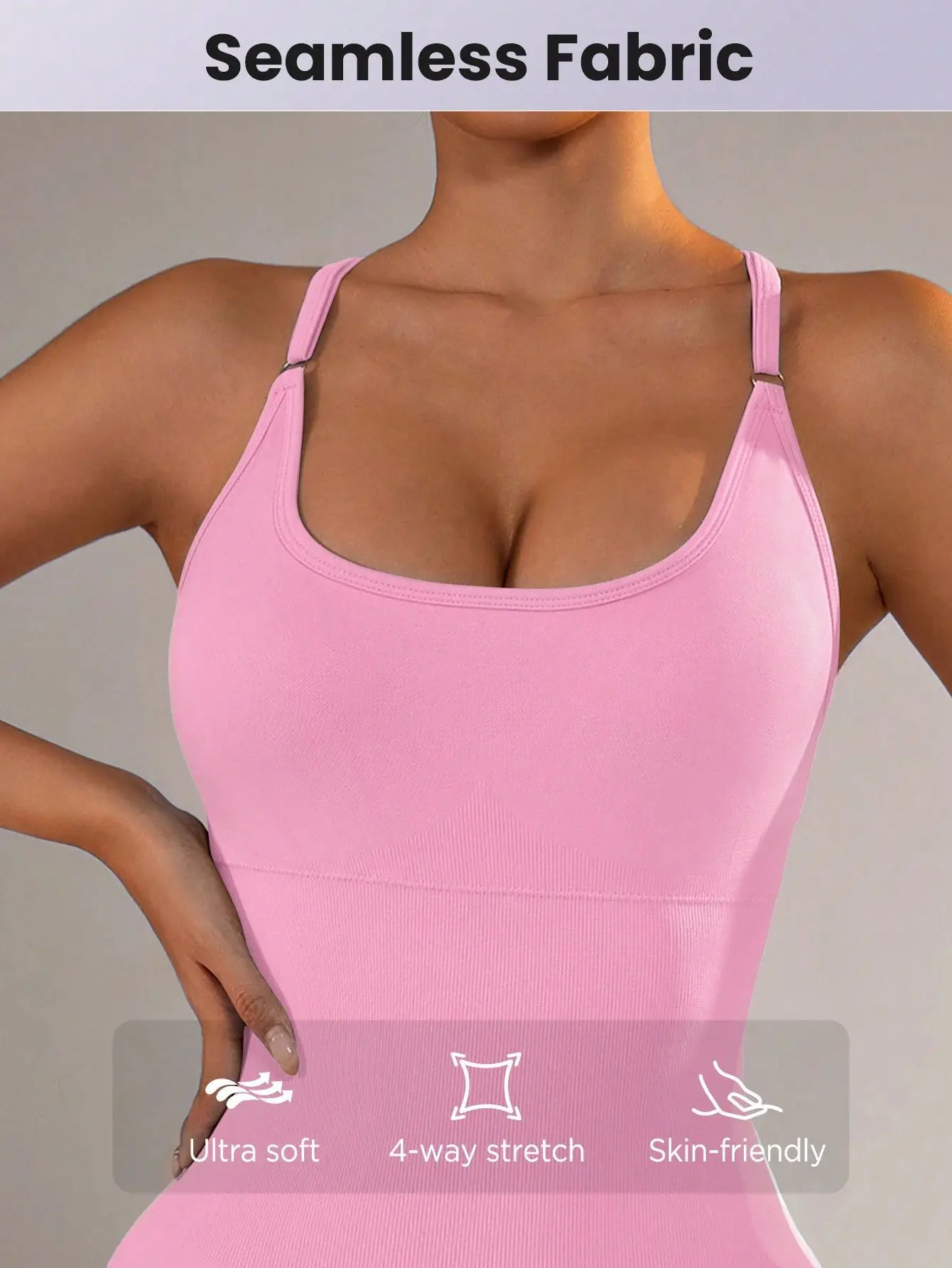 One Piece Sexy Backless Scrunch Sporty Tight Jumpsuit Raises Butt Playsuit Women Romper Summer Gym Fitness Yoga Clothes Short