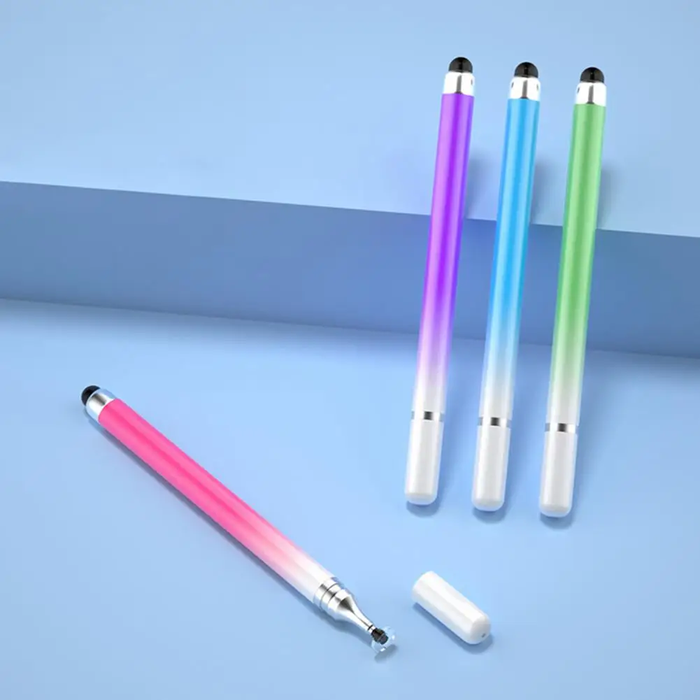 Stylus Pen Gradient Color Double headed Touch Screen Pen for IOS Windows Tablet Pen Universal For Samsung Huawei Xiaomi