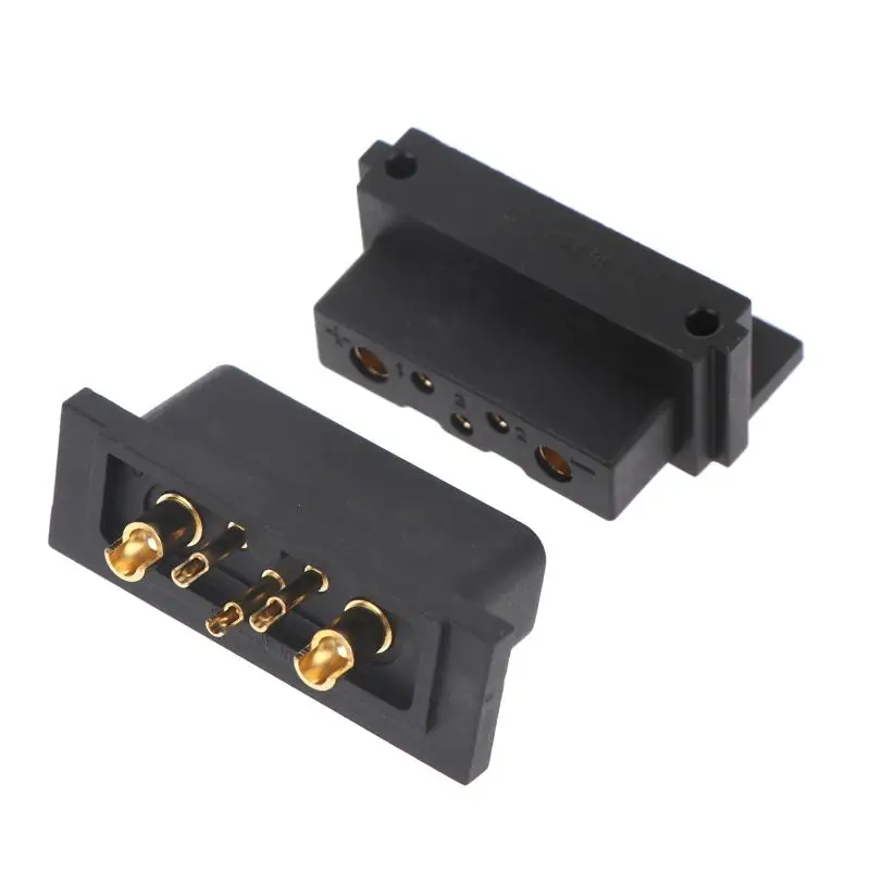 1Pair Hailong Lithium Battery Box Power Discharge Connector 5pins Male And Female E-bike Parts Power Plug