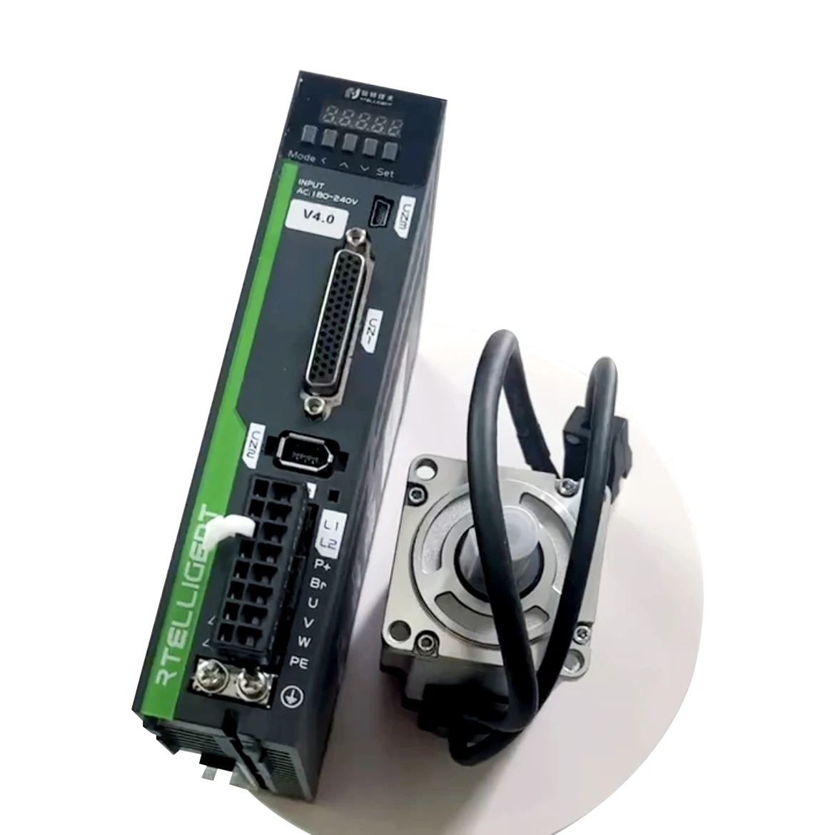 Magnético 23bit Codificador Óptico 3000rpm Pares de Pólos Rs485 Kit ac Servo Motor com Driver 100w 200w 400w 750w 1000w 17bit