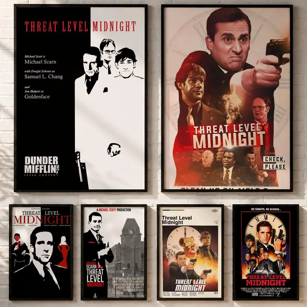 Film Threat Level Midnight Poster HD poster wall art self-stick no-residue for home cafe office great gift