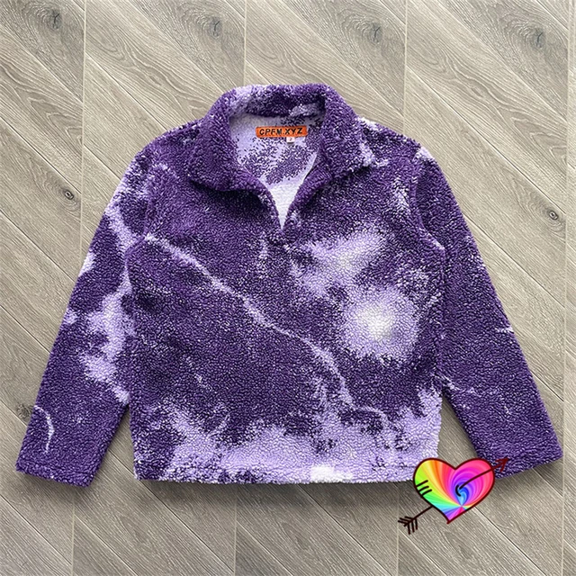 2023 Tie Dye CPFM.XYZ Cowboy Sweatshirts Men Women Thick Purple CPFM Hoodie  Hip Hop CACTUS PLANT FLEA MARKET Pullovers - AliExpress