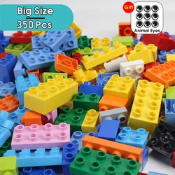 350PCS Big Size Bricks Toys DIY Creative Building Blocks Educational Toys Kids Gift Bulk Large Brick Compatible With All Brand