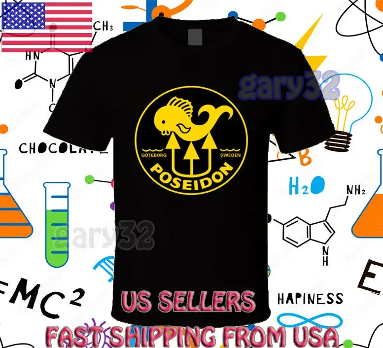 포세이돈 고테보르 스웨덴 레이싱 로고 티셔츠, 재미있는 사이즈 S-5XL, 신상 셔츠