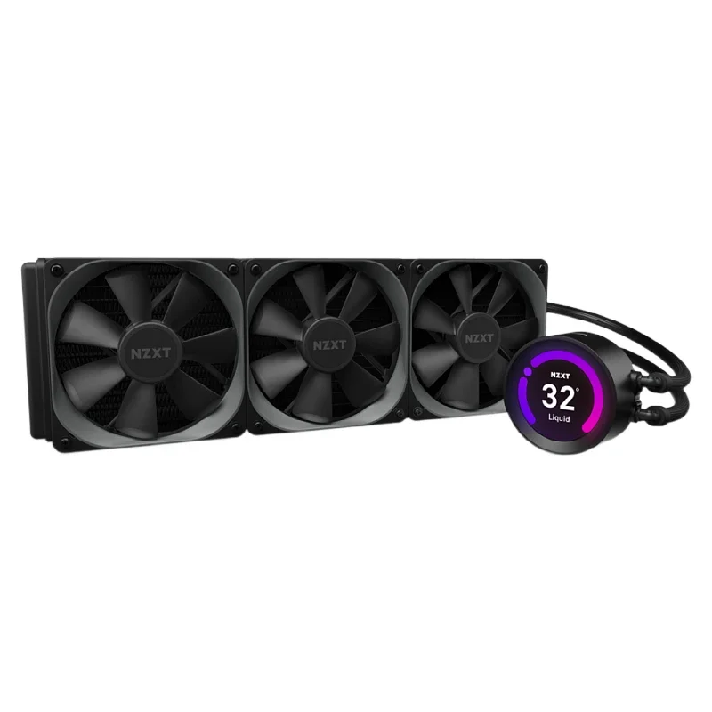 

Nzxt Kraken Z73 Rgb Zwart 360Mm Vloeistofkoeler Met Lcd-Scherm Lga 1700 Compatibel