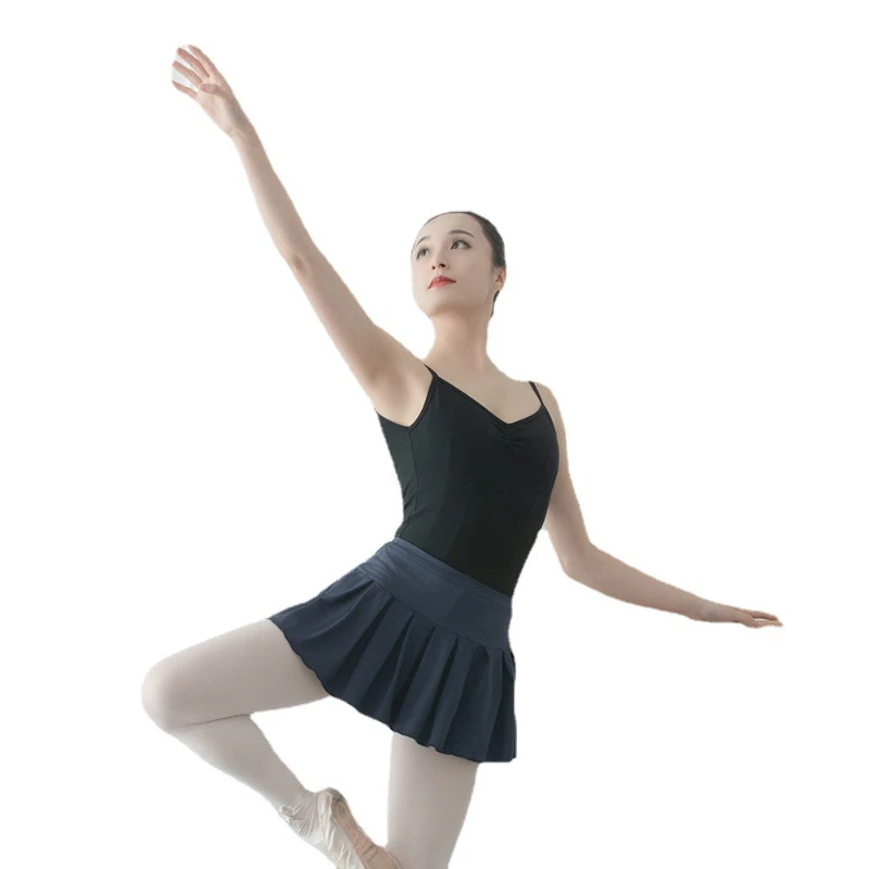 Zomer Modieuze en Comfortabele Volwassen Praktijk Ballet Dans Rok Vrouwelijke Vorm Oefenrok Senior Slanke Latin Korte Rok