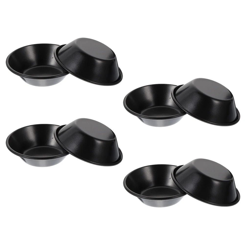 

8 Pcs Egg Tart Mold Baking Pan Mini Pie Tins Molds Bakeware Pans Carbon Steel Nonstick Cooking