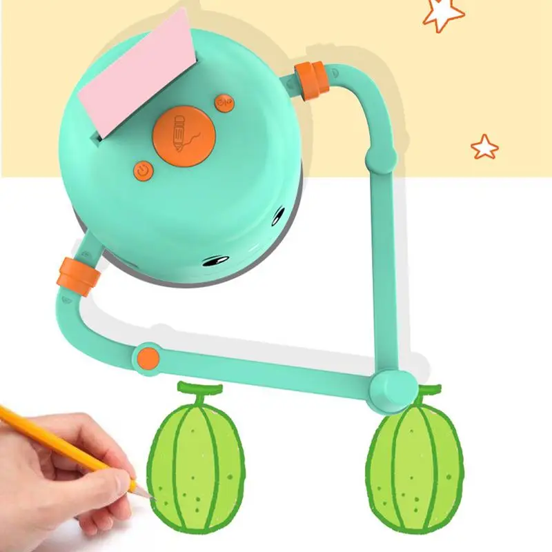 Montessori Drawing Robot For Kids Educational Early Education Intelligent Painting Robot Early Education Machine Drawing toys