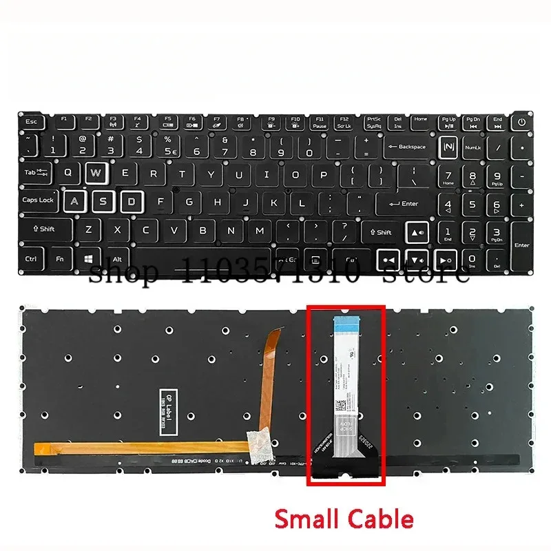 جديد الأصلي لوحة مفاتيح الكمبيوتر المحمول لشركة أيسر نيترو 5 AN515-56 AN515-46 AN515-57 alAN515-58 AN515-58-51R3/52sm/76rw AN515-45 n20c1 JM