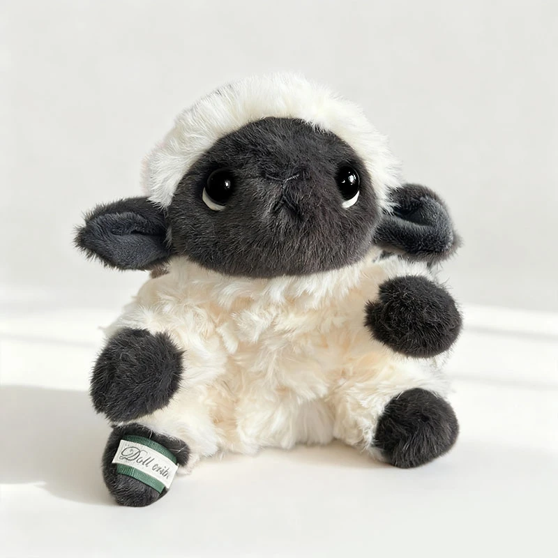 18/30/40 سنتيمتر ليتل لامب أولي ألعاب من نسيج مخملي الوجه الأسود لامب أفخم دمية الطفل النوم رفيق دمية طفل هدية عيد ميلاد #1