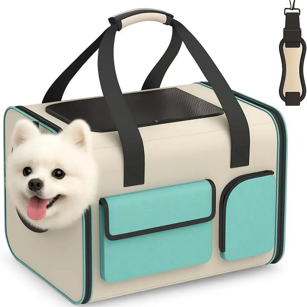 

Сумка-переноска для маленьких собак — мягкая дорожная сумка для домашних животных для маленьких собак до 15 фунтов — дышащая и удобная для автомобилей