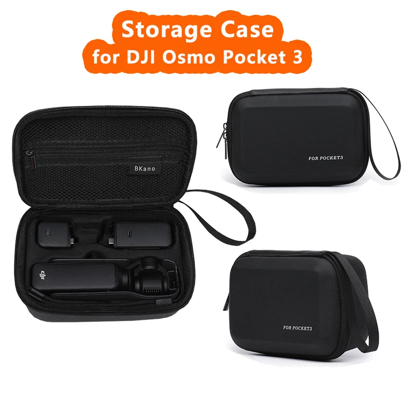 Portable Carrying Handbag for DJI Osmo Pocket 3 Handheld Gimbal Camera Accessories Case Storage Bag Hard Shell Lining Box Kit