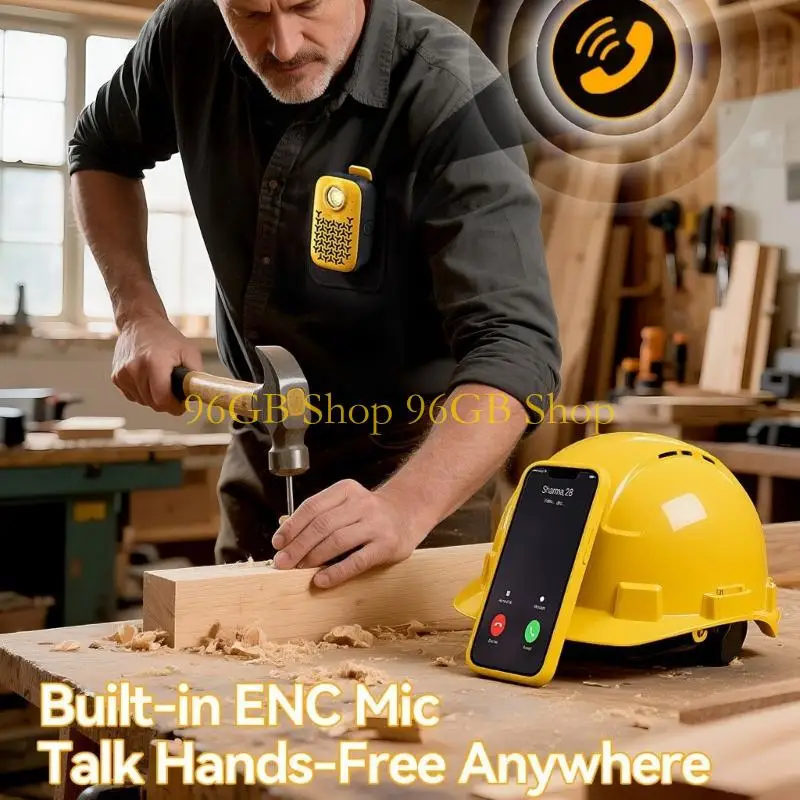 

Колонки 96 ГБ с клипсой, чистый звук, встроенный микрофон, портативные для работы на открытом воздухе, магнитные колонки с