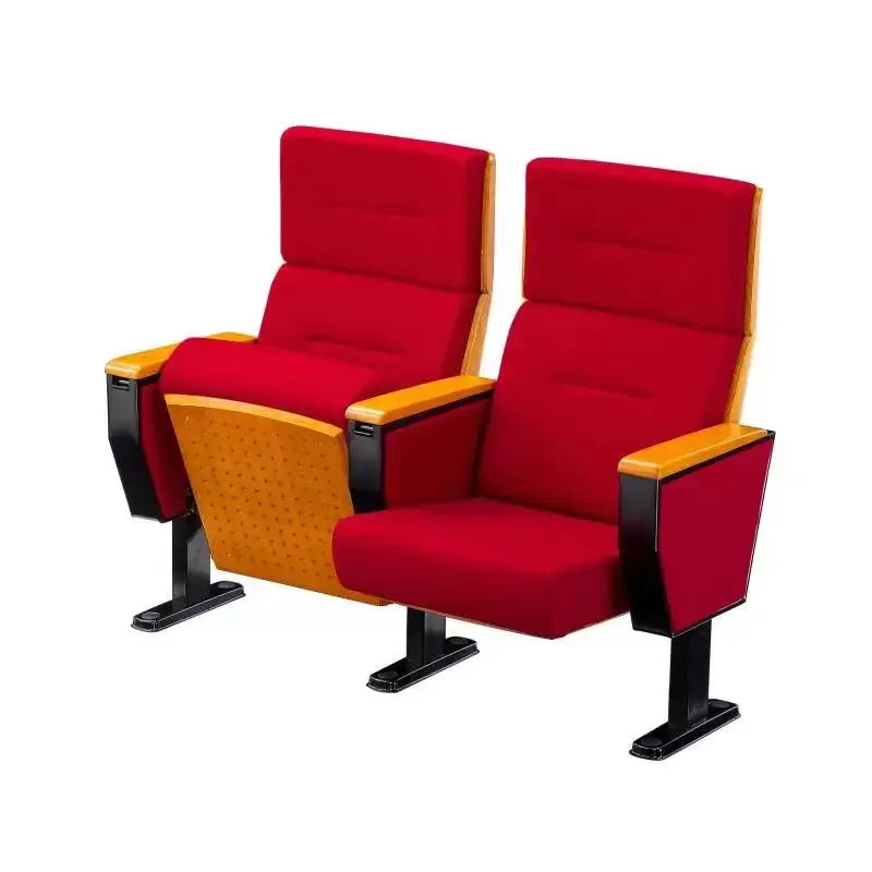 Asiento plegable de plástico, sillón para iglesia, sala de conferencias, teatro, auditorio, precio de fábrica