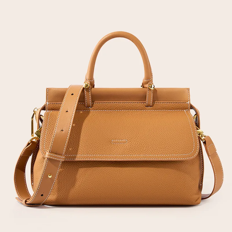 

2025 new shoulder messenger bag mailman briefcase