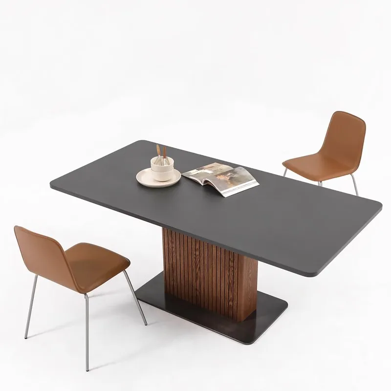 

Italian simple solid wood home dining t able rectangular rock slab tabl e eating table creative long dining ta ble large long