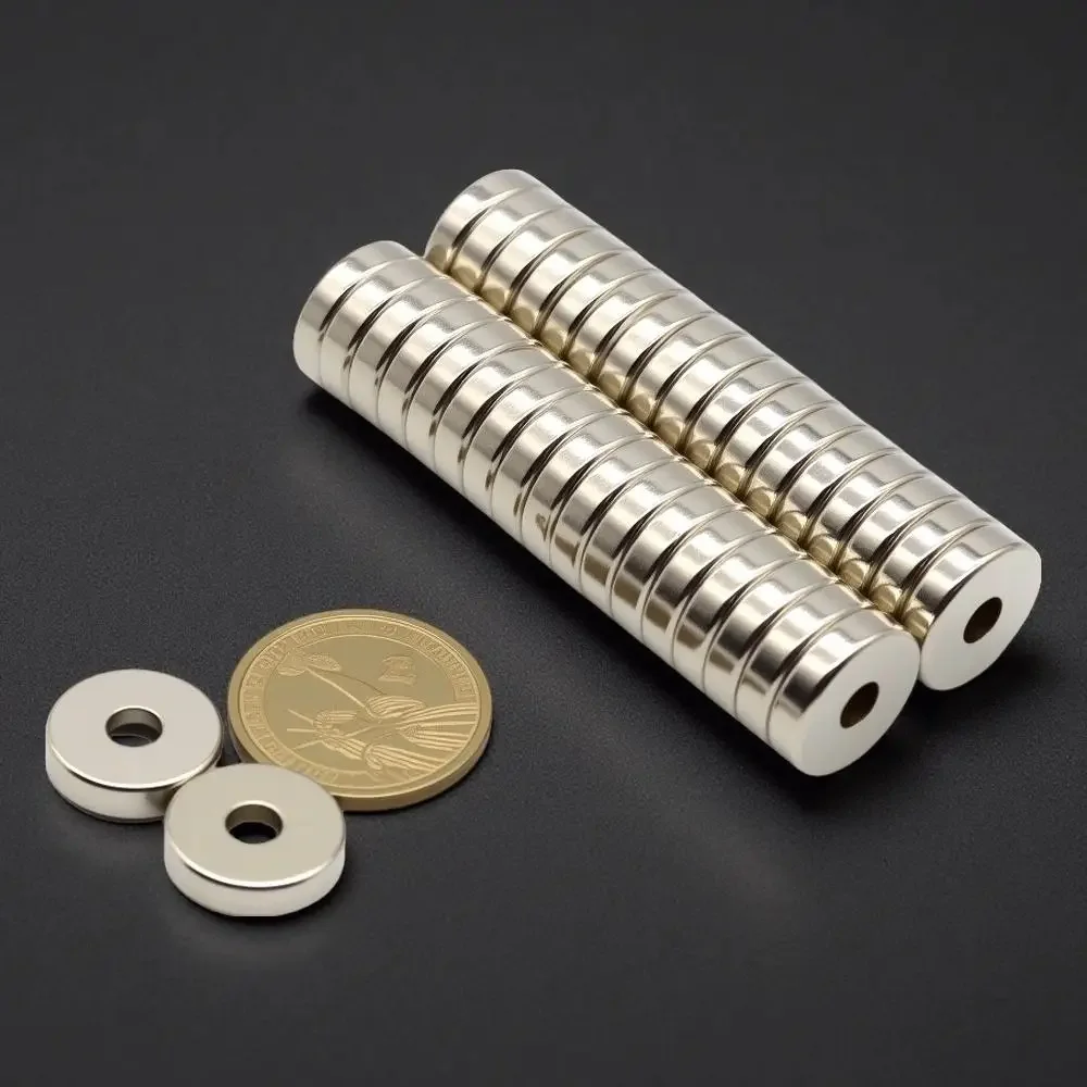 18x5-5mm Super Strong Magnet N35 Round With Holes Magnetic NdFeB Neodymium Magnet Powerful Disc imanes Refrigerator Magnets